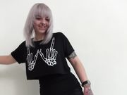 Lucy hard trampling in extreme shoes