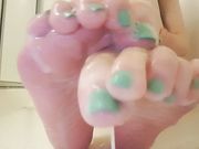 Frostyprincess - Cummy Feet Play