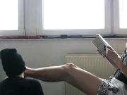 FEMDOM-POV-CLIPS - Empress Victoria - The ignored footlicker