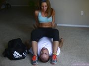 Savannah Fox - little bro has to lick sweaty feetbush