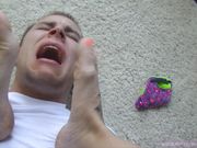 Savannah Fox - little bro has to lick sweaty feetbush