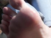 Karolinka - barefoot in the city