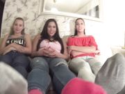 REA, ALICE, GABRIELLA - 5 Days At The Lake - DAY 4 - Our Socks In Your Face! - Sock Fetish POV