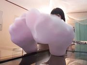 Frostyprincess - Nylons On Desk