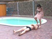 Lady Vampira - Humiliation at the Pool