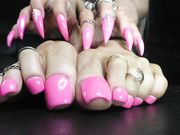 Britteni Feet - Pink Toes in your Face JOI