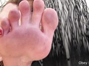 Obey Melanie - Dirty footlicking bitch