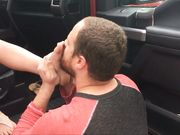 Steph Leen - fan date sucks my toes, licks my feet