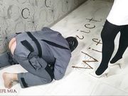 Strict Wife Mia - Chocolate on Mistress shoes