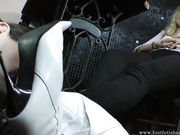 FootFetishSanctuary - Goddess Lydia - White Boots