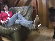 FootFetishSanctuary - Goddess Sonia - Smell And Inhale The Scent Of My Red Socks