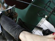 FootFetishSanctuary - Goddess Victoria - Inside Sweaty Ballet Flats