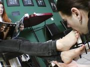 FootFetishSanctuary - Goddess Victoria - Inside Sweaty Ballet Flats