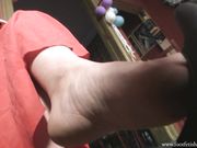 FootFetishSanctuary - Mistress Amanda - Dangling At The Bar Table