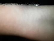 STINKY SKATER GIRL GIANTESS FEET SOCK STRIP