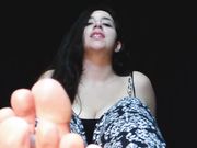 CHUBBY GODDESS STINKY SOLES IN YOUR FACE