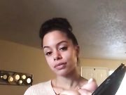 LATINA GODDESS SUPER SMELLY FEET IN YOUR FACE