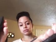 LATINA GODDESS SUPER SMELLY FEET IN YOUR FACE