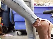 SEXY EBONY SOLES AT WORK