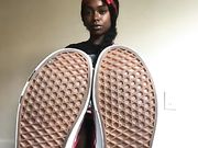 QUEEN AYRE - STINKY SOCKSTRIP & SOLES TEASE