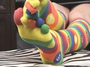 AngelKissedFeet - Striped Socks 