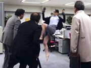 JAPANESE OFFICE GIRL STINKY NYLON FEET
