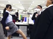 JAPANESE OFFICE GIRL STINKY NYLON FEET