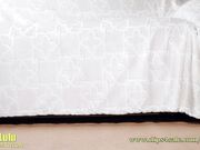 Lady Lulu dangling show in fully fashioned nylons!