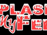 Barefoot cumshot compilation