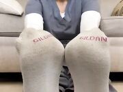 Nurse Socks Porn - NURSE'S STINKY SOCKS & FEET