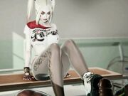 Anime and Video Games Footjob Compilation