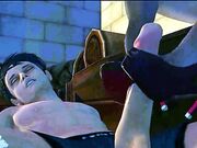 Anime and Video Games Footjob Compilation