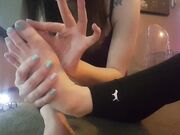 Frostyprincess self suck worship foot fetish feet