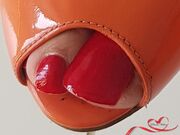 Join Instagram @mistresskatfeet - Slave Shag Mules