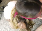 Amateur POV Blowjob - Cum Mouth Step Sister Deepthroat