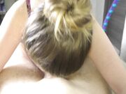 Amateur Teen Schoolgirl with Big Tits make Blowjob