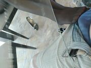 Secretary gives Footjob to her Boss