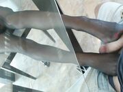 Secretary gives Footjob to her Boss